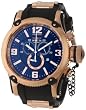 Invicta Men's 11363 Russian Diver Chronograph Black Dial Black Polyurethane Watch from Invicta