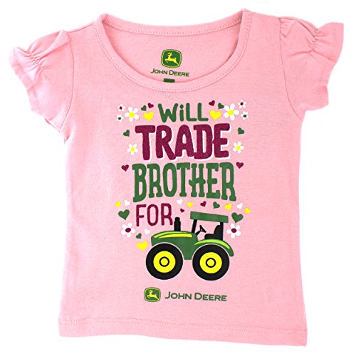 John Deere Toddler Girls Short Sleeve Tee