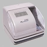 Acroprint 010182000 Model ES700 Time Recorder, Time Clock, 13 Preset Messages, Off White
