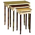 Bamboo Leg Nesting Tables Set of 3