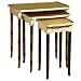 Bamboo Leg Nesting Tables Set of 3