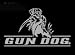 Gun Dog Upstream Images Silver Vinyl Wildlife Car Truck Window Decal Sticker Image