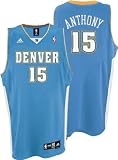 Carmelo Anthony Denver Nuggets Blue Youth Swingman Adidas NBA Jersey