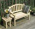 Children's White Cedar Monet Bench