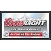 Trademark Coors Light 15 x 26-Inch Wood Framed Mirror
