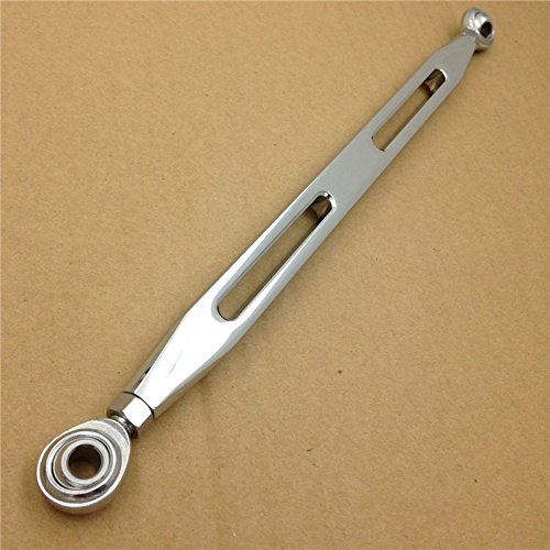 CNC Skull Shift Linkage for Harley Electra Glide Road King FLHR Fat Boy EFI FLSTFI Heritage Nostalgia CHROME