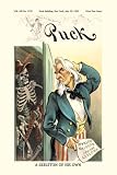 Canvas Print, Puck Magazine: A Skeleton of His Own - 24x36