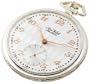 Aerowatch Men's 10564-5 Mechanical 925 Sterling Silver Arabic Dial Pocket Watch
