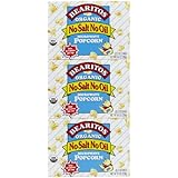 BEARITOS Organic Microwave Popcorn, No Salt or Oil, 2.8 oz, 3 pk