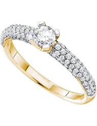 0.75CT-CRD 0.33CT-CRD BRIDAL RING