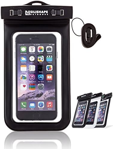 Waterproof Phone Case - for Outdoor Sports • 100% MONEY BACK GUARANTEE • Perfect Hiking or Camping Pouch • Universal Size for iPhone 6 or any Large Smartphone by Silishape Outdoors
