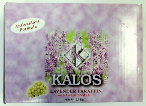Kalos Lavender Paraffin Wax With Grape Seed Oil 6 Lb/2.7 Kg