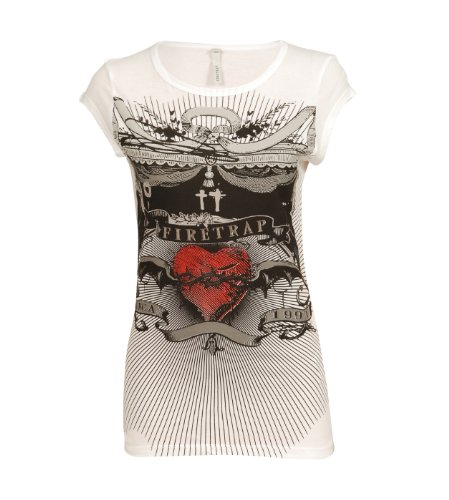 Firetrap Blondie Horror T-shirt White S