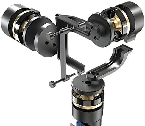 Neewer Feiyu G4 3-Axis Handheld Steady Gimbal PTZ Camera Mount for GoPro 3/3+ 4, Kit Includes: G4 Gimbal + (2) Carbon Fiber Extention Pole + (2) Pouch for Gimbal and Accessories + Wired Remote Control + Charging Cable for GoPro Hero 3 3+ Black/Silver Gopro 4