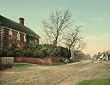 Nelson House, Main Street, Yorkown, 1902 - Print of a Vintage Photochrom Image from the Library of Congress Collection