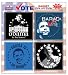 Barack Obama - Magnet Collection of 4 Presidential Magnets