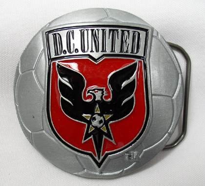 D.C. United MLS Soccer Team Buckle