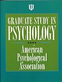 2007 GRADUATE STUDY IN PSYCHOLOGY American Psychological Association (Softcover 939 pages)