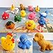 Dreaman One Dozen 13pcs Rubber Animals With Sound Baby Shower Party Favors Toy