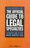 The Official Guide to Legal Specialties