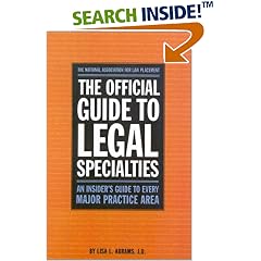 The Official Guide to Legal Specialties