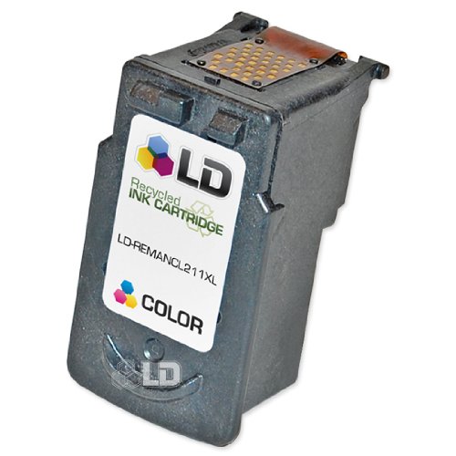 LD © Canon CL211XL High Yield Color Remanufactured Inkjet Cartridge