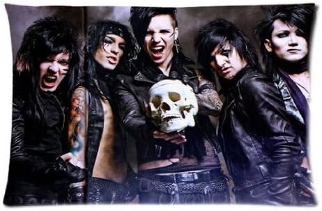 Fan Create Black Veil Brides Pillow Cases 20x30 (one side) Comfortable For Lovers And Friends