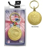 New England Patriots Bronze Bullion Keychain