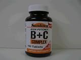 B-Complex plus Vitamin C Tablets - 100 Tablets