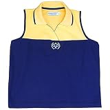 Womens Wimbledon Crop Sleeveless Polo