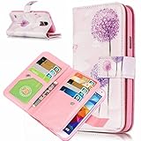 Zeebox Galaxy S5 手帳型 ケース スタンド機能 カード収納ホルダー 衝撃吸収 Samsung Galaxy S5 対応 高品質 保護カバー 生涯補償付き (ピンク #3)