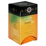 Stash Premium Orange Spice Black Tea, Tea Bags, 20-Count Boxes (Pack of 6)