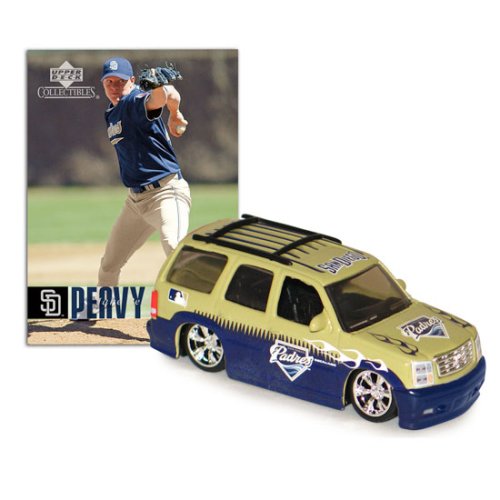 San Diego Padres MLB Cadillac Escalade with Jake Peavy Trading Card