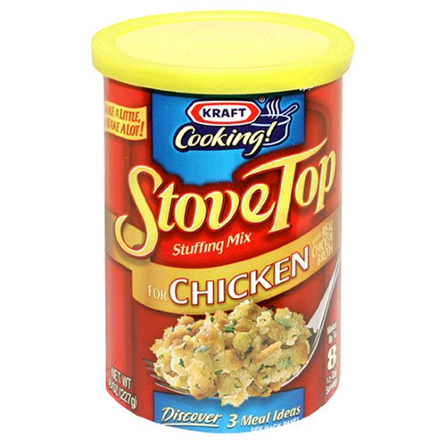 Stove Top Stuffing Mix, Chicken, 8-Ounce Canisters (Pack of 6)