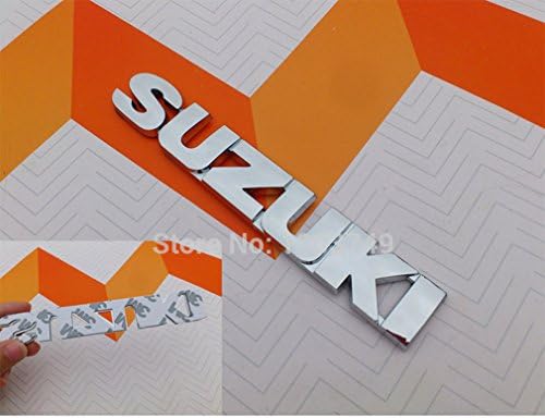 Free shipping SUZUKI 3D Chrome Letter logo ABS Car Stickers Emblem Badge rear Decals for sx4 swift liana jimny grand vitara