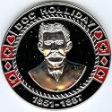 Doc Holliday O.K. Corral Poker Weight Card Guard Chip Cover Coin