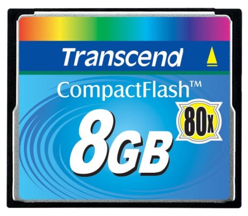 Childrens Toyshop  Electronics : Transcend TS8GCF80 8GB 80x Type I Compact Flash Card