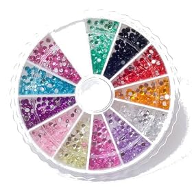 Moyou Nail Art Rhinestone Pack-1200 premium quality Gemstones