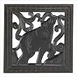 Carved Wood Elephant Decor