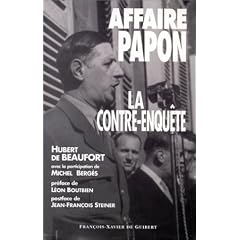 Contre-enqu�te sur l'Affaire Papon