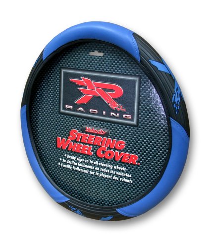 Blue R Racing Velocity Style Steering Wheel Cover