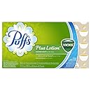 Puffs Plus Lotion With The Scent Of Vicks Facial Tissues, 24 Family Boxes (88 Tissues per Box)