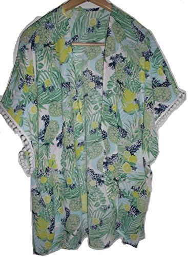 Gianni Bini Short Sleeve Jacket Bride Jacket Polyester Pineapple (Small)