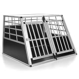 Happypet� DGTC09 Hundetransportbox 99 x 86 x 67 cm aus Aluminium