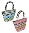 KEY WEST Bucket Handbag with Beaded Handles by Eliebags
