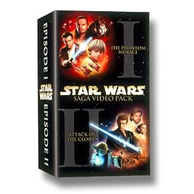 Star Wars Saga Video Pack (The Phantom Menace/Attack of the Clones) [VHS]