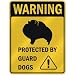 pomeranian49 - WARNING POMERANIANS PROTECTED BY GUARD DOGS PARKING SIGN