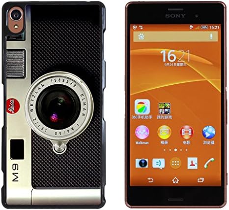 Vintage Camera Hard Plastic and Aluminum Back Case For Sony Xperia Z3