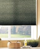 51P1LjK6fBL. SL160  Bali NeatPleat Nature w/Top Down/Bottom Up   Pleated Shades