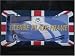 Union Jack UK British Flag License Plate Frame (Plastic)